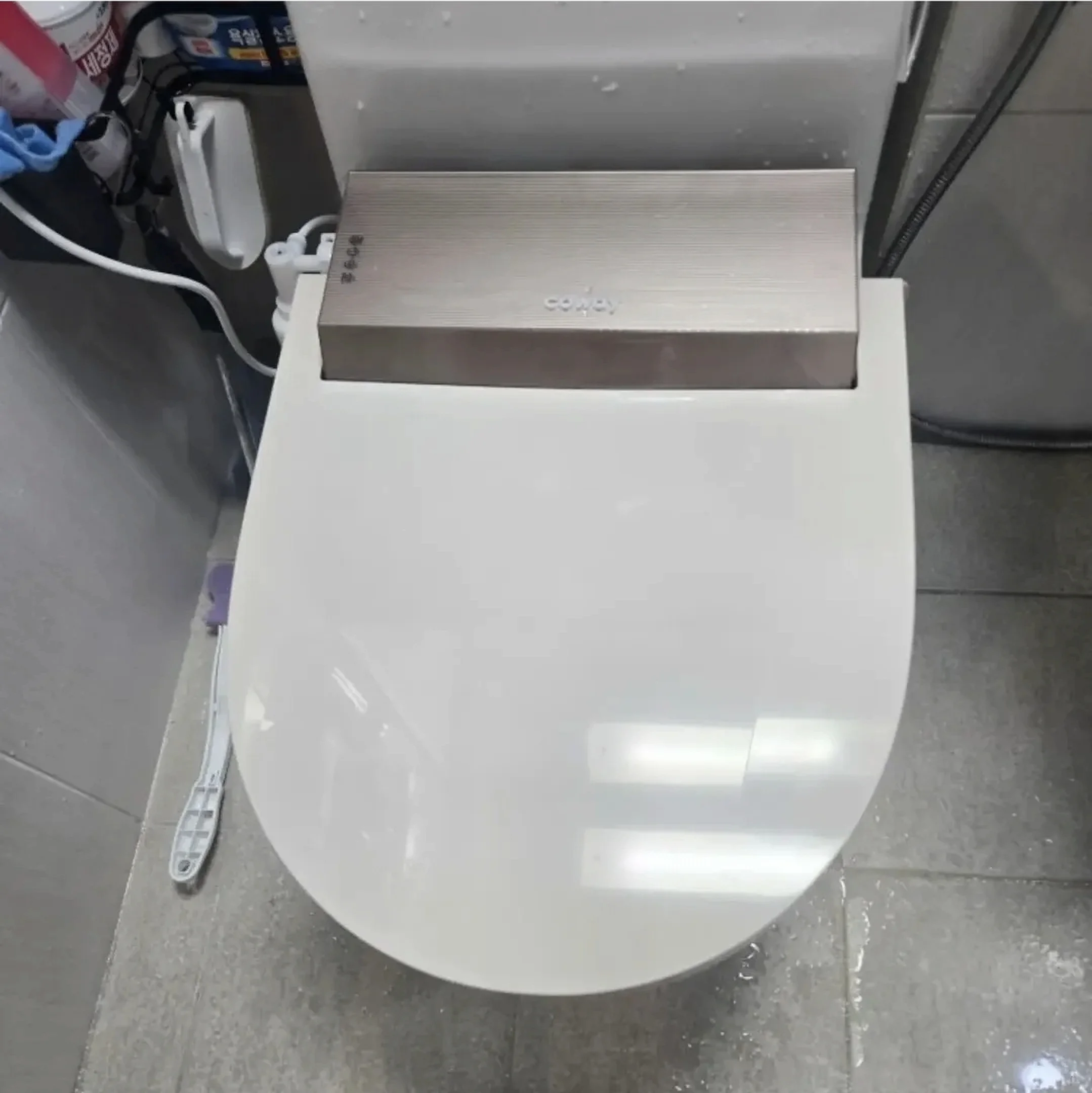 코웨이비데추천 인천 청라 비데 변기 설치 완료 코웨이